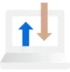 Developer coding a web application on a computer